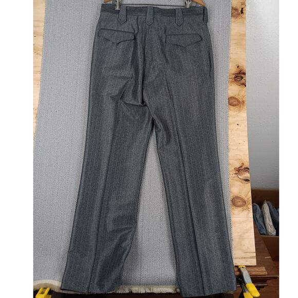 Circle S Dallas Texas Vintage Western Yoke Suit 46L SilverBlack Rockabilly Dance - Picture 12 of 16